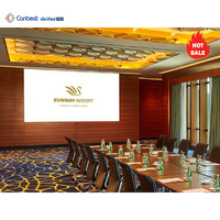 Écran mené d'intérieur de P1.2 P1.5 pour la fonction Hall P1 de conférence. 86 cabines de salon Ip65 système complet LED panneau mural vidéo