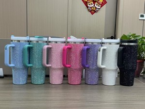 Vaso Térmico de Acero Inoxidable de 40oz con Asa, Tapa con Popote y Diseño <span class=keywords><strong>Bully</strong></span> Ice Country, para Bebidas Frías y Calientes - Product Image 1