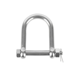 Baiming Stainless Steel D-Shaped Shackle 6-12mm Screw <b>Pin</b> Metric Lifting Connector - Product Image 4