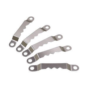 Metal <b>Picture</b> <b>Frame</b> Serrated <b>Hooks</b> Iron 3-5kg Load Durable Rectangle Shape Single <b>Hook</b> Painting <b>Frame</b> Mounting Accessories - Product Image 2