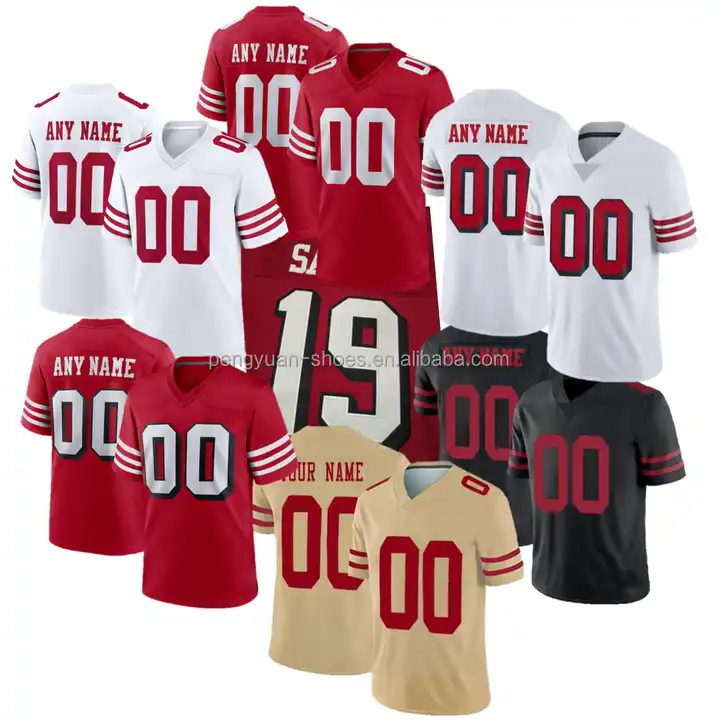 embroidered 49ers jersey
