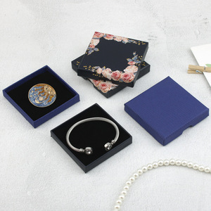 Hot Bán Biểu Tượng Tùy Chỉnh Mỏng Hơn Hộp Cao Cấp Đồ Trang Sức Bao Bì Carton Vòng Đeo Tay Vòng Cổ Vòng Quà Tặng Vòng Trượt Hộp - Product Image 5