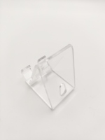 Support de téléphone portable en acrylique transparent, support de téléphone portable transparent pour magasin de détail, présentoir ZL 025