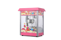 Mini-chariot commercial mobile pour la vente de pop-corn, machine à pop-corn de 8 oz avec support à roulettes, chariot alimentaire à pousser, prix