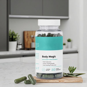 Oem nhãn hiệu riêng chất diệp lục viên nang cho người lớn thảo dược bổ sung với mùi tây lá chiết xuất - Product Image 6