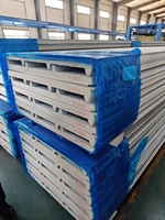Panneau de toiture en mousse PU de qualité industrielle, isolation thermique, panneau composite métallique pour chambre froide et hôtel, ignifuge, écologique