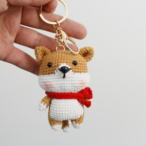 <span class=keywords><strong>Portachiavi</strong></span> in <span class=keywords><strong>maglia</strong></span> con Amigurumi fatti <span class=keywords><strong>a</strong></span> mano uncinetto con animali in <span class=keywords><strong>maglia</strong></span> Akita cane Shiba Inu <span class=keywords><strong>portachiavi</strong></span> in <span class=keywords><strong>maglia</strong></span> con peluche Shiba Inu Corgi - Product Image 5