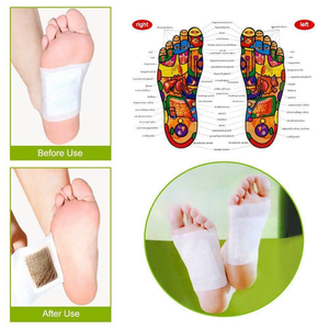 Livraison gratuite, coussinets détoxifiants pour les pieds à base de plantes, outil de soin des pieds amincissant et nettoyant, sécurité - Product Image 4