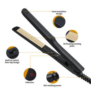 Catokan Rambut Mini Travel Pelurus Rambut Pelat Keramik Portabel Grosir Catokan Listrik Garansi 1 Tahun - Product Image 5