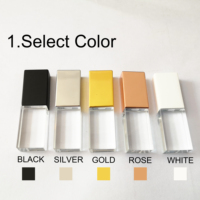 OEM Cle de vidrio blanco de Cristal USB Pen drives USB 2,0 de 3,0 GB 16GB 32GB 64GB 128GB boda Cristal USB flash drive