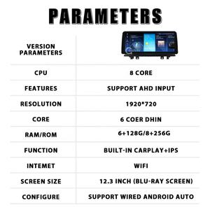 Radio para Auto Android 13 de 12.3 Pulgadas para BMW X1 F48 2016-2018 NBT EVO, Navegación GPS, Estéreo, Reproductor Multimedia, Unidad Principal - Product Image 6
