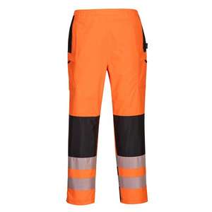PORTWEST - PW386OBRXL PW3 <b>High</b> visibility orange/black women's rain <b>trouser</b> - EAN 5036108353019 HI-<b>VIS</b> WORKWEAR - Product Image 1