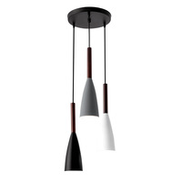 Lampe suspendue moderne en fer pour la décoration de la maison, petite, pour salle à manger, restaurant, chambre à coucher, bar, avec interrupteur