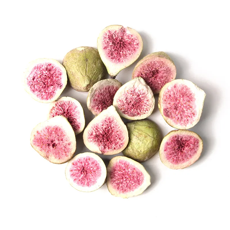 New Arrival Pure Natural Freeze Dried Fig Slices Crispy Dry Fig Fruit for Snack Cake Drinks Decoration