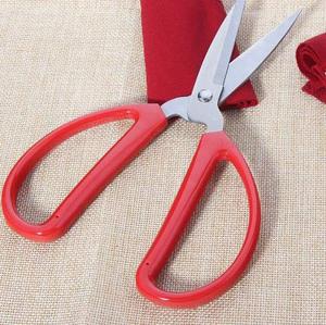 Multifunctional DIY Mini Stainless Steel Red Traditional Household Scissors for Office Craft with Smooth <b>Edge</b> Shearing - Product Image 3