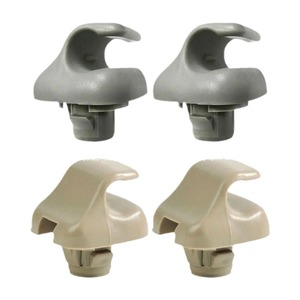 Honda <b>Car</b> Sun <b>Visor</b> Clips Hooks 88217S01A01ZA 88217S04003ZA Gray Beige Plastic Organizer - Product Image 1