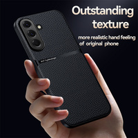 Étui de téléphone pour Apple iPhone 18 Pro Max/18 Pro/17 Air/16e/15 Plus/14, protection d'objectif en cuir PU de luxe, antichoc, avec couverture magnétique