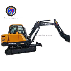 รถตัก HX60ฮุนไดตีนตะขาบ100% รถไฮดรอลิคตีนตะขาบ HX60ของแท้รถ HX60ฮุนไดใหม่ - Product Image 4