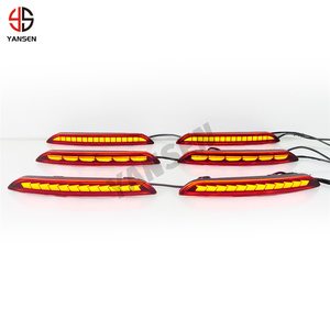 Luz Trasera LED Multifunción para Parachoques, Luz Antiniebla, Bombilla Trasera Automática, Reflector de Freno para Honda Civic <span class=keywords><strong>2021</strong></span> 2022 2023, Accesorios - Product Image 4