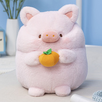 30cm Gros Chien Lapin Lapin Ours Cochon Rose Animal Peluche Jouets Tenant Amour Coeur Promotion Cadeaux pour Enfants Décoration Maison