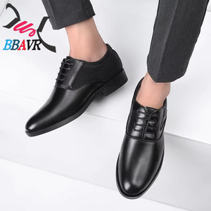 Nuevos Zapatos Casuales de Primavera para Hombre, Talla Grande, Transpirables, con Amortiguación de Impactos, de PU, Combinables con Todo, Formales para Negocios, Sin Cordones, para Boda - Product Image 3