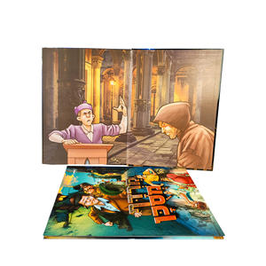 Toptan özelleştirilmiş çocuklar okul sert kapak komik resim İngilizce hikaye kitapları özel çocuk ciltli kitap baskı - Product Image 5