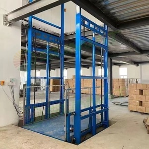 Plateforme élévatrice hydraulique industrielle robuste à double rail de guidage <span class=keywords><strong>pour</strong></span> <span class=keywords><strong>extérieur</strong></span>, <span class=keywords><strong>pour</strong></span> marchandises et personnes - Product Image 5