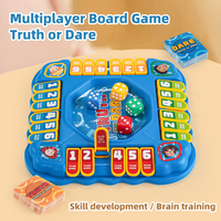 Juego de Mesa HTL Truth or Dare, Juego Interactivo Multijugador para Fiestas con Tarjetas y Dados, Juguete de Mesa para Niños y Adultos, Venta al Por Mayor