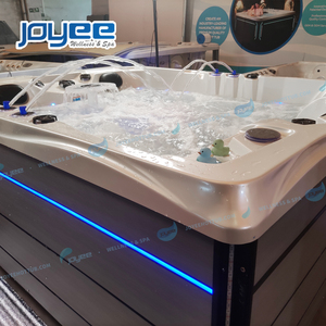 JOYEE Petit <span class=keywords><strong>spa</strong></span> de luxe pour 3 personnes, OEM Balboa Ariestech, jacuzzi, bain à remous, jacuzzi de jardin, balcon familial, fournisseur d'usine - Product Image 4