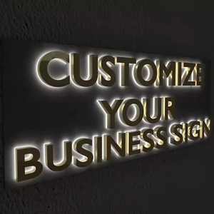 Outdoor Back-lit LED Letters Waterproof Acrylic 3D Channel Signage for Nightclub Bar and Family Entertainment Center Facade - Product Image 1