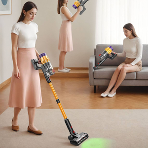 <span class=keywords><strong>Aspirateur</strong></span>-balai sans fil <span class=keywords><strong>léger</strong></span> rechargeable 2026 BLDC, 550W, forte aspiration pour un filtre <span class=keywords><strong>efficace</strong></span> - Product Image 2