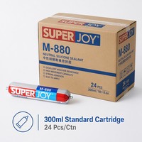 MS Polymer Sealant Perekat Silane yang Dimodifikasi Tahan Air Dapat Dicat Bebas Pelarut OEM Warna Kustom Kemasan Massal untuk Aluminium Kaca