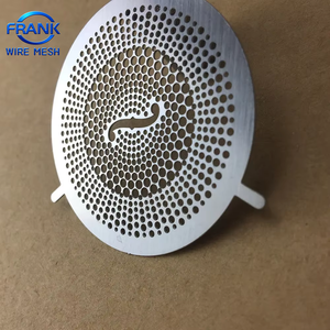 Grille de ventilation pour dissipateur thermique d'équipement électrique moteur, en acier inoxydable, maille gravée, anodisée noire, anti-poussière, personnalisée, à zone ouverte - Product Image 5