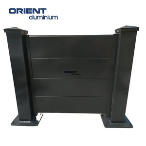 Clôture noire, <span class=keywords><strong>lame</strong></span> verticale en Aluminium 1800H X 2400W, livraison gratuite - Product Image 2