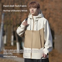 Blouson bomber léger et respirant à capuche avec coutures thermosoudées pour sports de plein air et vêtements de travail – Vente en gros personnalisée