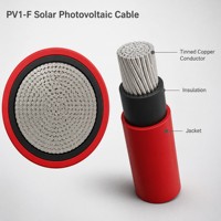 Câble solaire en cuivre étamé flexible multibrins PV1-F 35mm2 IEC 62930:2017 LSZH 1500V Fil photovoltaïque