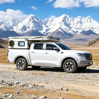 Coque de camping-car 2026 pour Toyota Tacoma, pour pick-up, avec toit relevable manuel, à glisser dans la benne, type caravane et tente tout-terrain