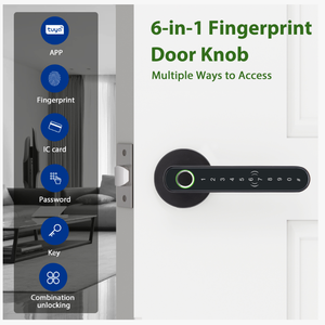 جديد رائج تويا ، مع تطبيق رمز بصمة الإصبع ، قفل TT ، رافعة واحدة - Product Image 3