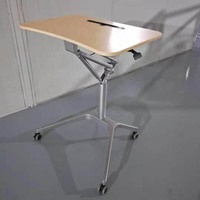 Bureau d'étude réglable en hauteur, Table/bureau moderne pour étudiants, avec système pneumatique, à ressort