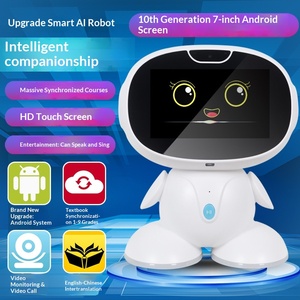 <span class=keywords><strong>Robot</strong></span> éducatif intelligent WiFi avec écran LCD de 7 pouces, reconnaissance vocale et musique/vocalisation pour enfants - Product Image 3