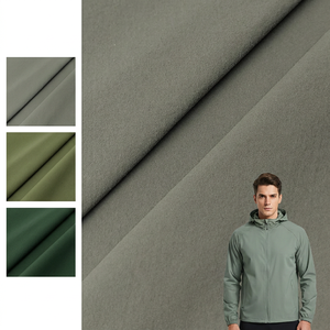 Tela Tricot Satinado Doble Liso con Textura de Roca Volcánica, 190GSM, 76% Nailon, 24% Elastano, para Ropa Deportiva - Product Image 1