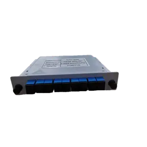 HT su geçirmez SC UPC kutusu kaset tipi splitter 1*4 1*8 1*16 PLC fiber optik splitter için kart ekleme splitter