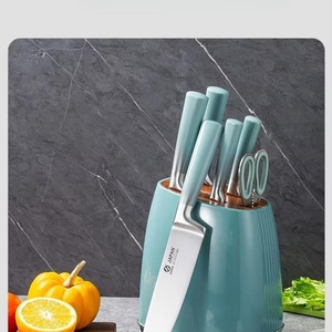 Cuchillos de Cocina Japoneses de Alta Calidad, Juego de Cuchillos de Cocina de Acero Inoxidable con Bloque - Product Image 4