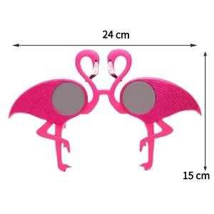 Lunettes de fête hawaïennes amusantes, accessoires de déguisement tropicaux, fournitures et décorations pour fêtes d'été sur le thème de la plage - Product Image 5