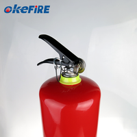 Extincteur Okefire Red Fire en acier inoxydable, cylindre de 0,9 à 9,0 kg, classe B, portable, avec certification CE