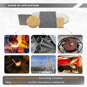 เครื่องทำความร้อนเซรามิกแบบ Cordierite 400 cpsi แผ่นรังผึ้งอุตสาหกรรมอินฟราเรดสำหรับระบบหัวเผา - Product Image 4