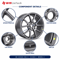 Jante LinTech Premium 18 pouces 18X8.5J ET40 1234261-00-A Fournitures pour atelier automobile pour Tesla Model 3 Standard Long Range