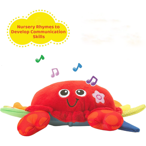 Điện Tử Nhảy Múa Và Lắc Sang Trọng Cua Đầu Giáo Dục Đồ Chơi Với Cảm Biến Nút Cho 3 + Tháng Trẻ Sơ Sinh Màu Đỏ Dễ Thương Cua Đồ Chơi - Product Image 2