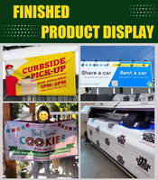 Bannières publicitaires en polyester pour événements, promotion des sports de plein air, logo personnalisé imprimé, PVC durable, résistant aux UV, respectueux de l'environnement