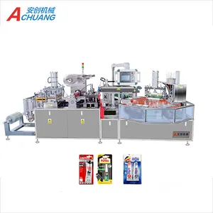 Automatic Small Blister Paper Plastic Packaging Machine for Pencil sharpener/eraser/correction fluid/solid/battery/gas lighter